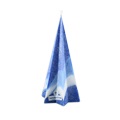 Sternkegelpyramiden 3D Stearinkerzen Farbe blau weiß